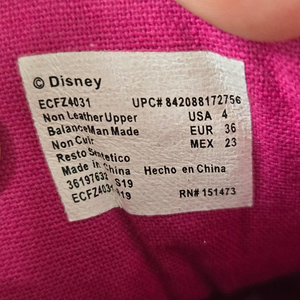 Disney Frozen II Girls Anna Purple Velvet Lace Up‎ Combat Boots Glitter Size 4
